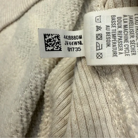 Aerie Good Vibes Oversized Green Camo Sweatshirt Split Hem Women’s Medium - Picture 12 of 12